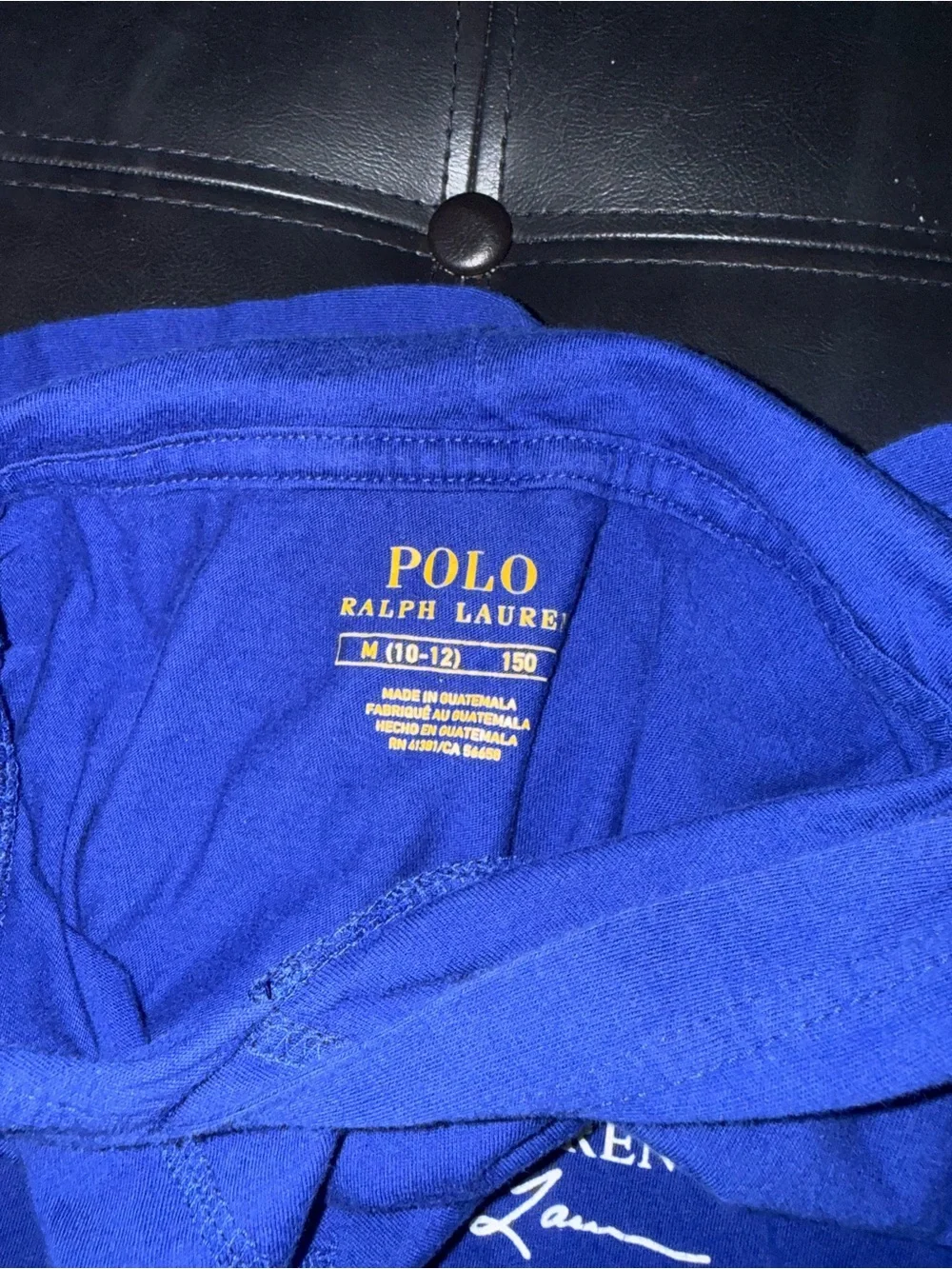 Ralph Lauren Royal Blue Polo Bear Hoodie